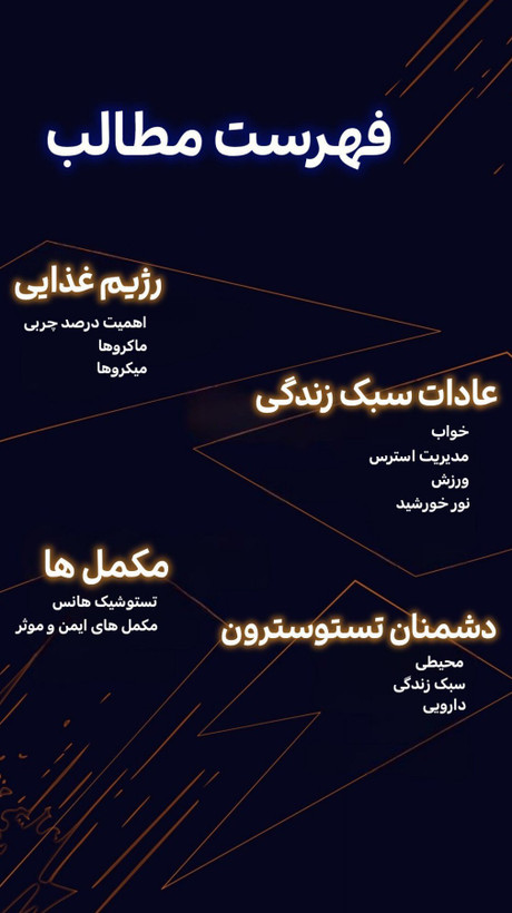 کتاب افزایش تستوسترون | صفر تا صد افزایش تستوسترون